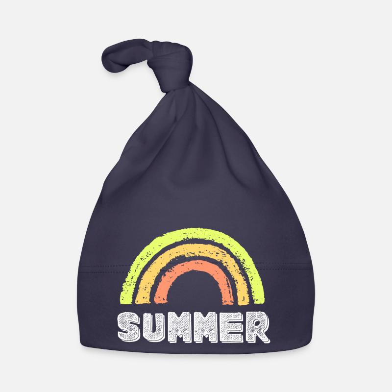 summer - Bonnet bio Bébé - marine