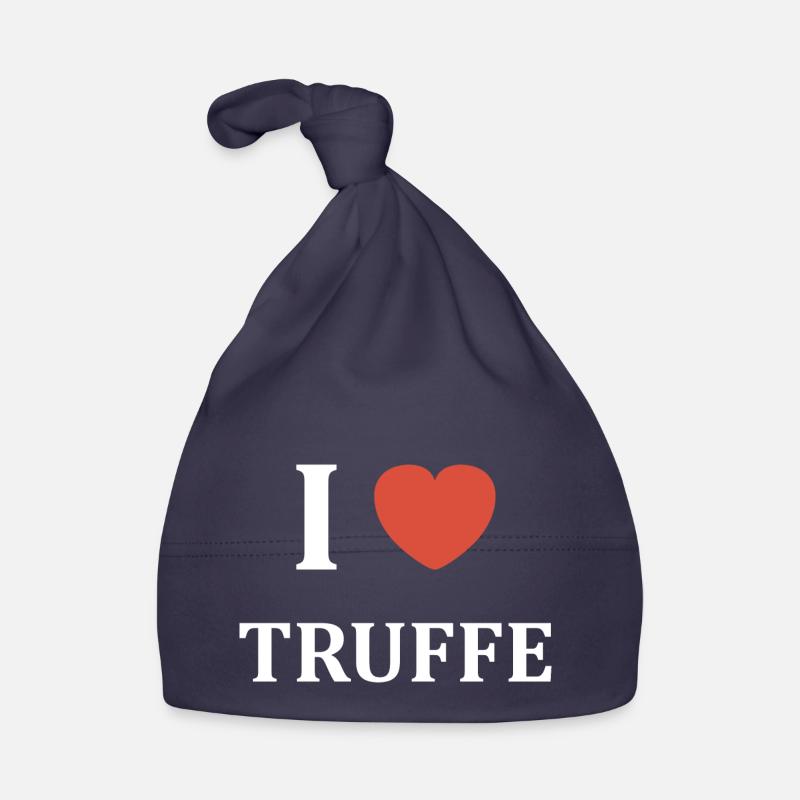 i love Truffe - Bonnet bio Bébé - marine