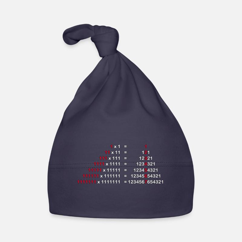 PAY PALINDROME 1x1 HIGH TWO GIFT 1^2 Organic Baby Cap