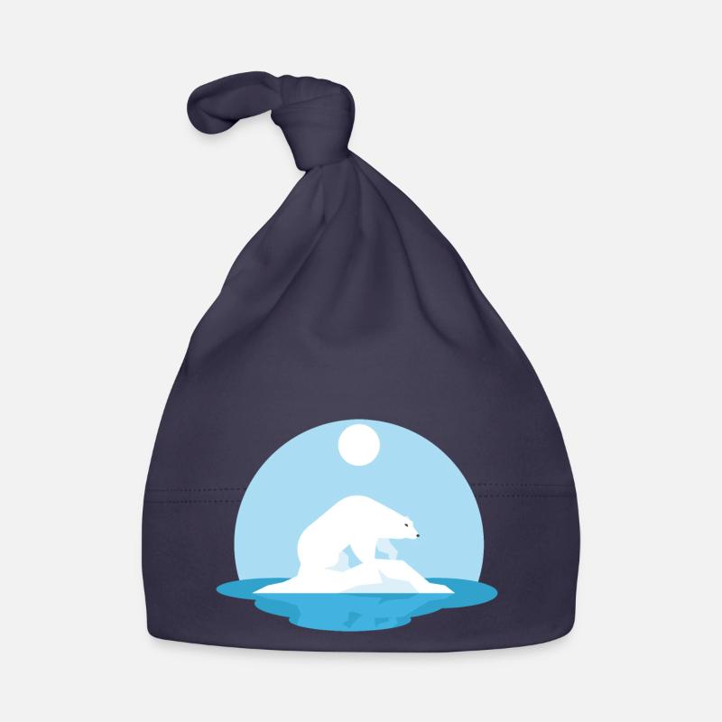 Eisbär Baby Bio-Mütze