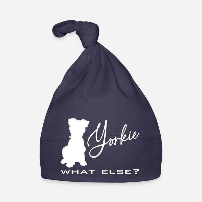 Yorkie Yorkshire Terrier what else? Organic Baby Cap