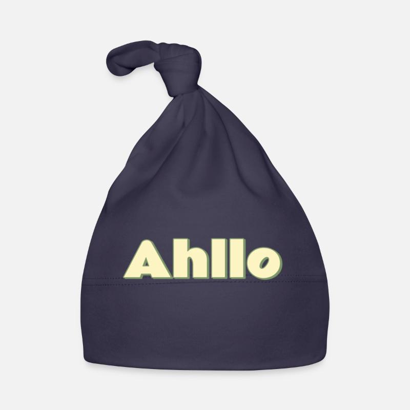Ahllo - Bonnet bio Bébé - marine