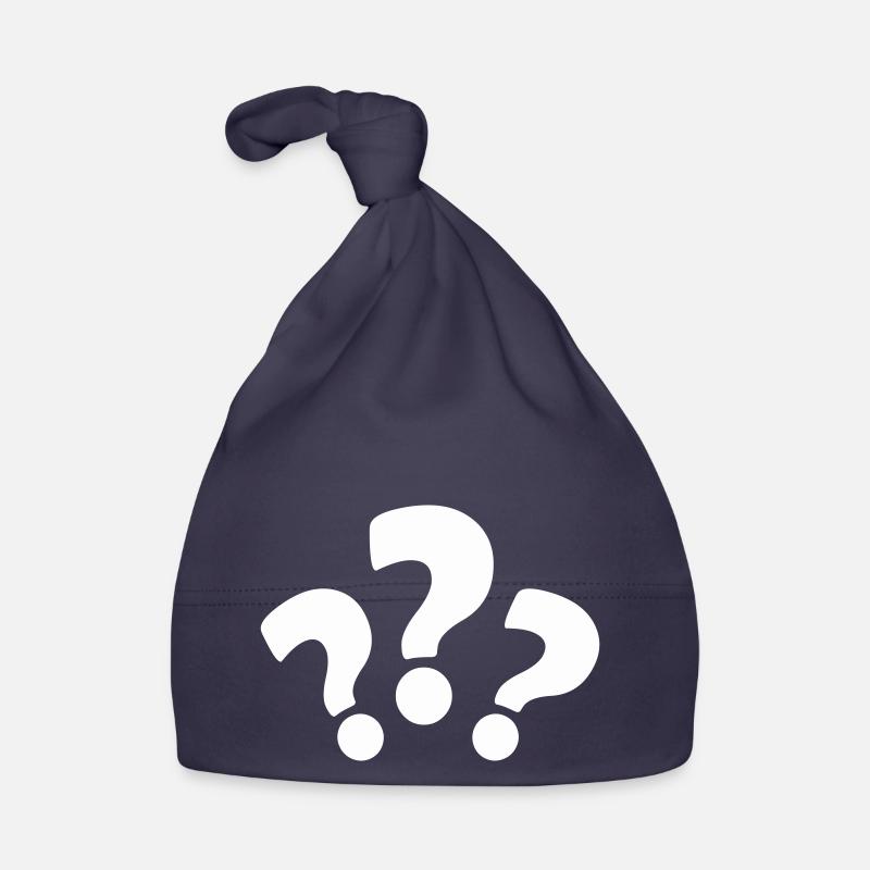 question mark Organic Baby Cap