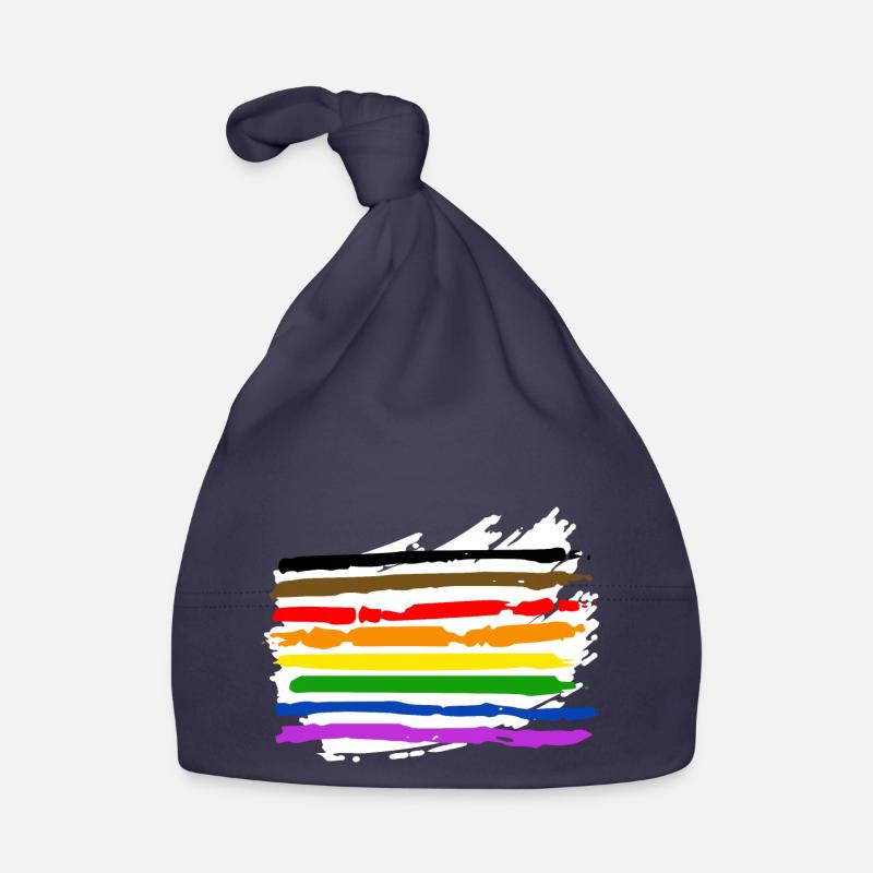 Drapeau de la fierté Plus d’art Bonnet bio Bébé