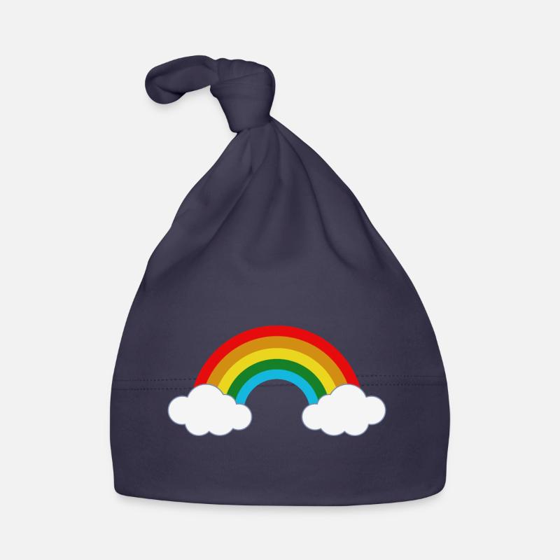 Regenbogen Baby Bio-Mütze