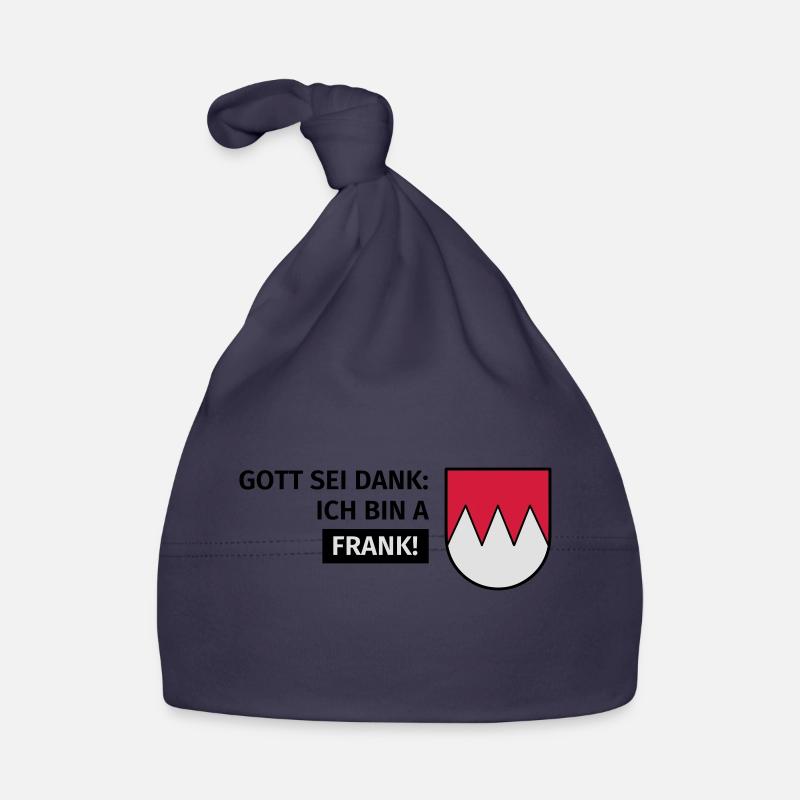 Gott sei Dank ich bin a Frank Baby Bio-Mütze
