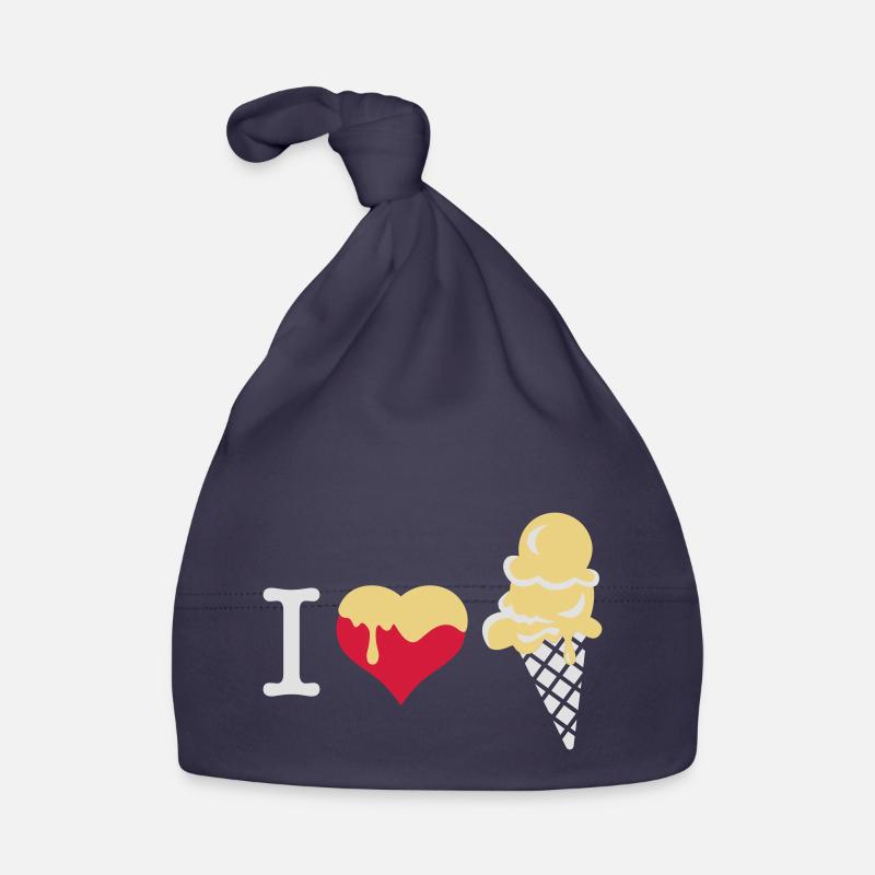 I love Eiscreme Baby Bio-Mütze