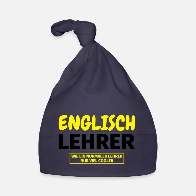 Englischlehrer Geschenk Baby Bio-Mütze