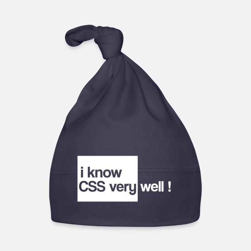 i know css very well html Organic Baby Cap