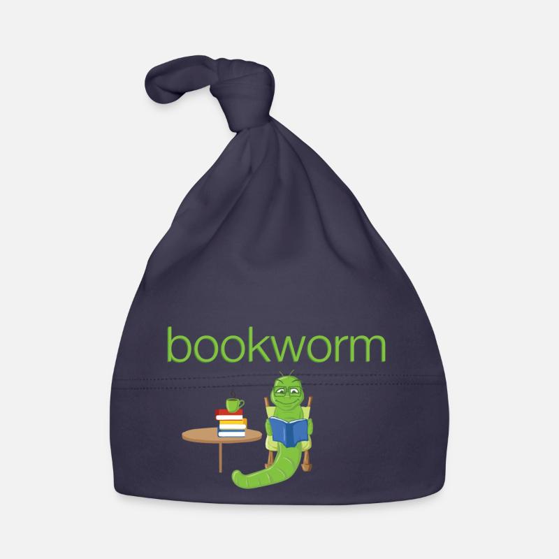 Bookworm, bookworm.Gift, read, bookworm Organic Baby Cap
