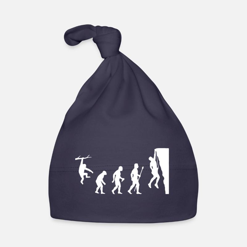 Klettern Evolution Shirt Baby Bio-Mütze