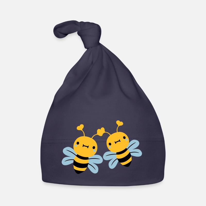 2 amis équipe couple mignons petits Bonnet bio Bébé