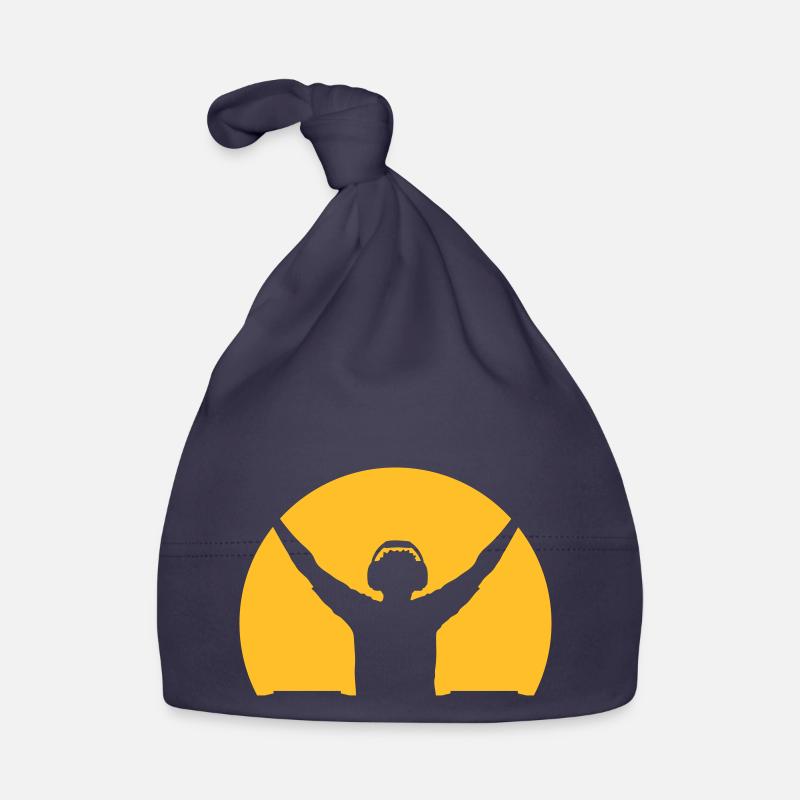 Sun silhouette DJ Organic Baby Cap