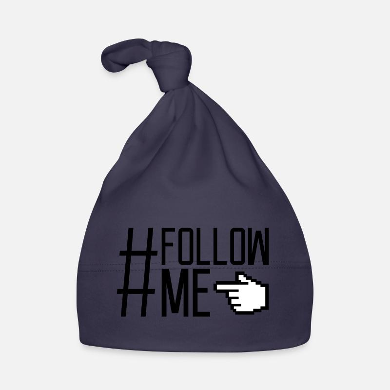 Hand pointer follow Organic Baby Cap