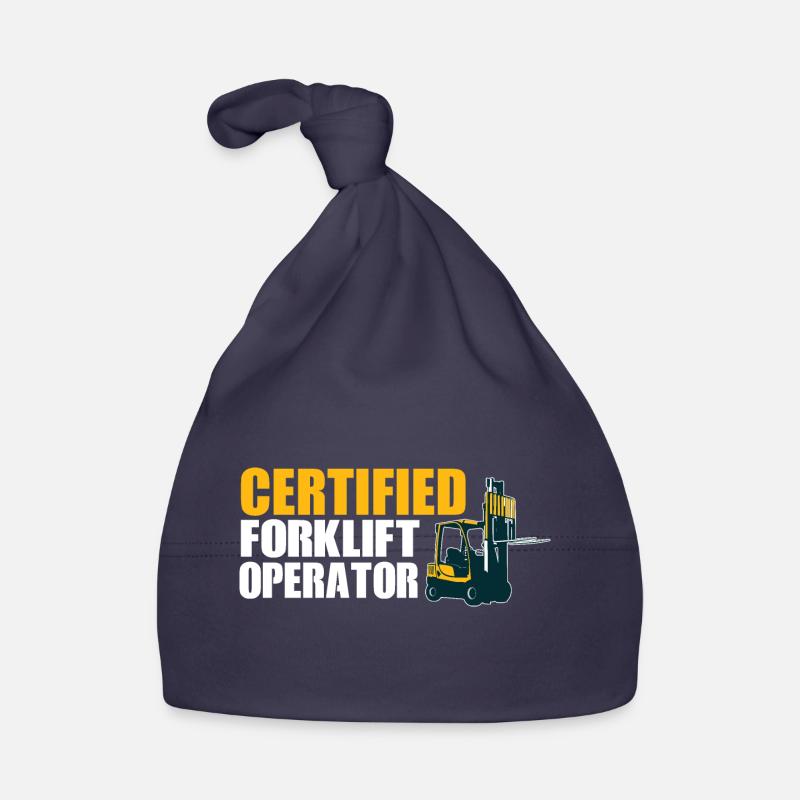 Certified forklift operator Organic Baby Cap