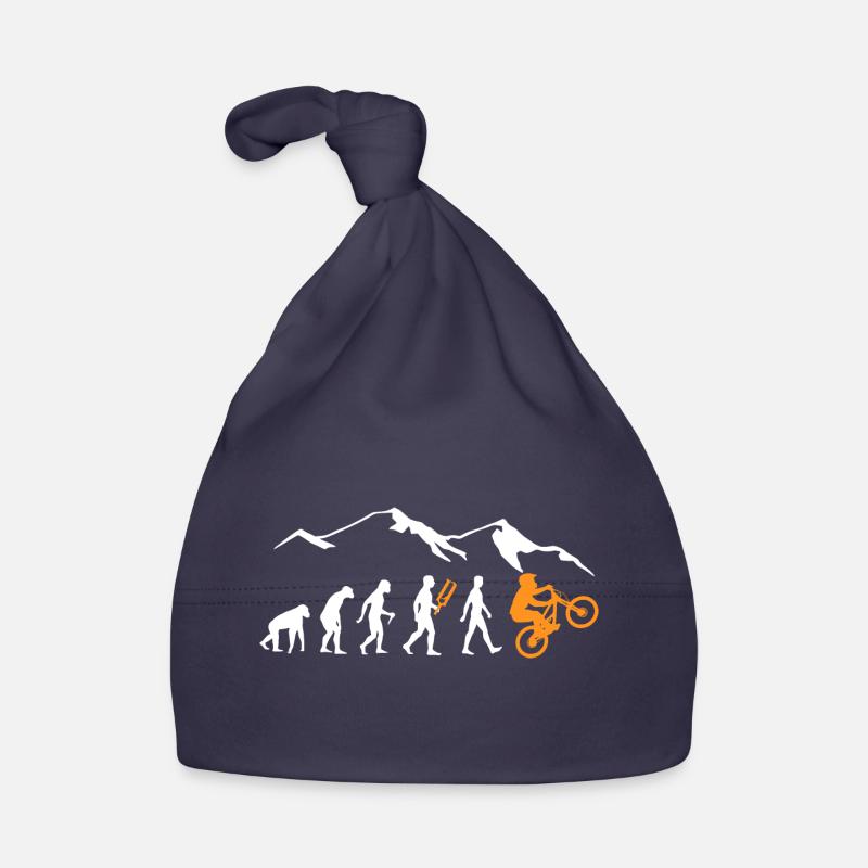 Evolution mountain bikers Organic Baby Cap
