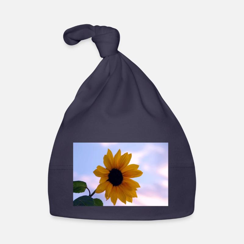Tournesol - Bonnet bio Bébé - marine