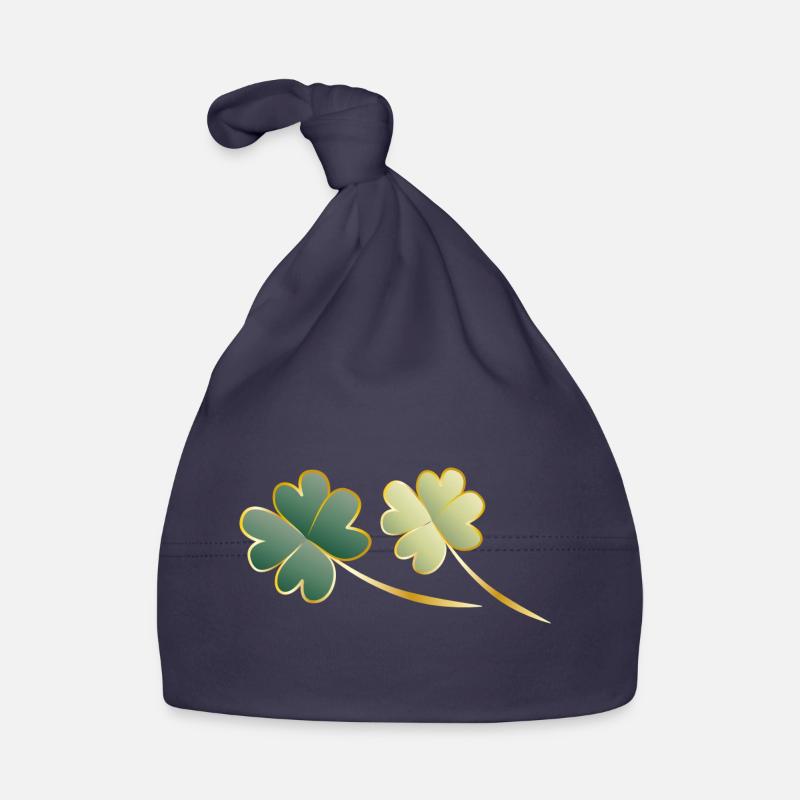 le bonheur - Bonnet bio Bébé - marine