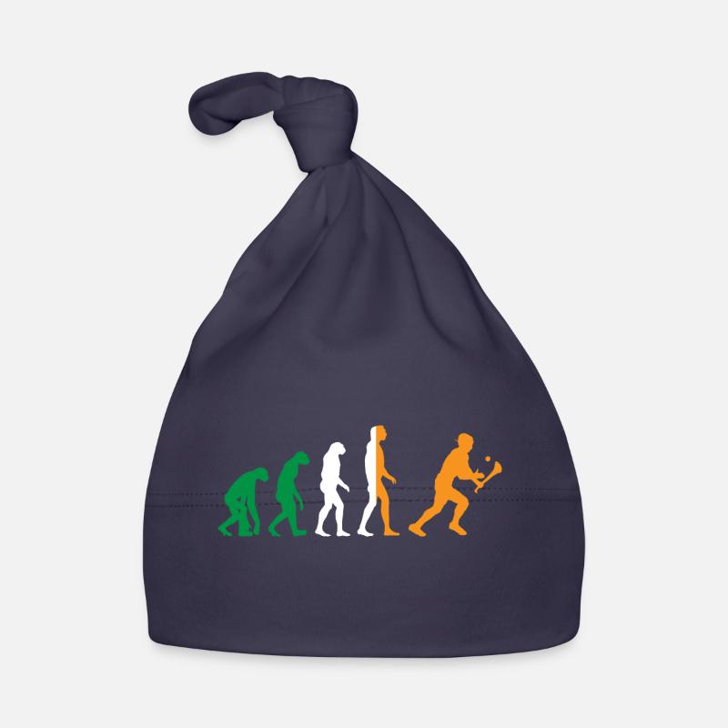 Die Evolution von Hurling - Baby Bio-Mütze - Navy