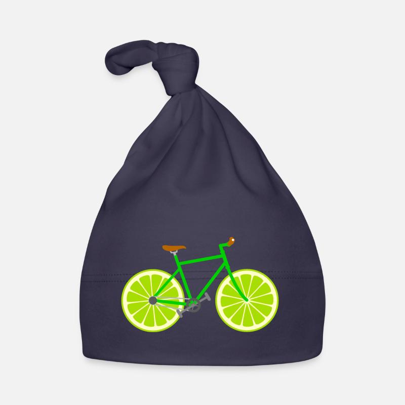 Bicycle fruit fruit lime Organic Baby Cap