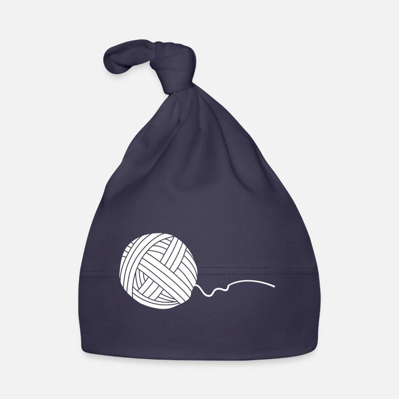 Wool wool tyre white (vector object) Organic Baby Cap