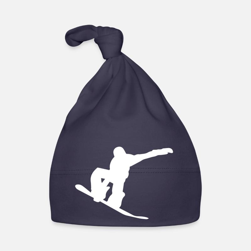 Snowboard Snowboarder Bonnet bio Bébé