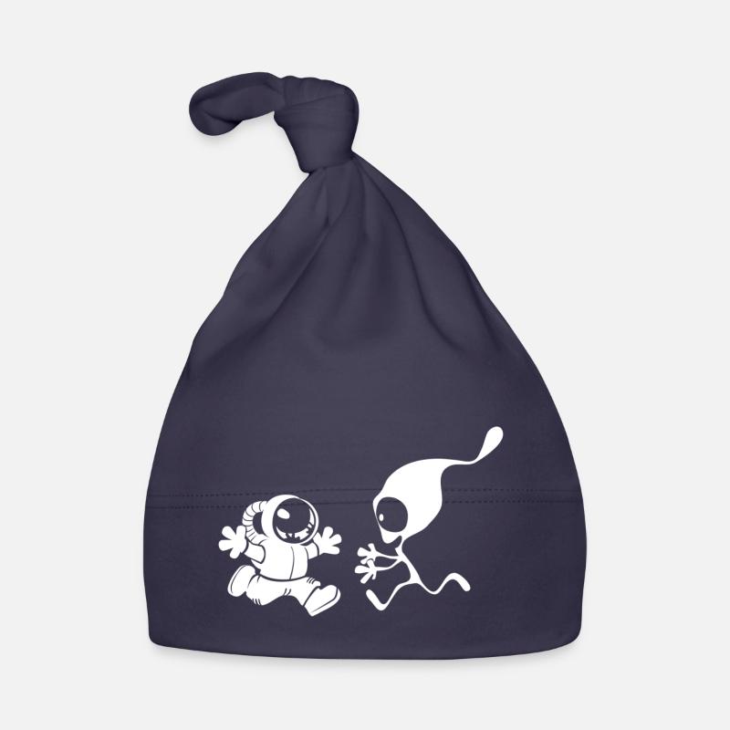 Rencontre d'un autre type - Bonnet bio Bébé - marine