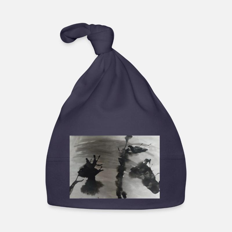 Schwarz Baby Bio-Mütze