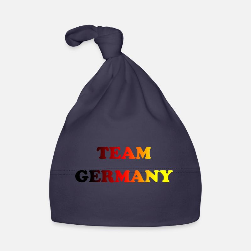 Équipe d’Allemagne - Bonnet bio Bébé - marine