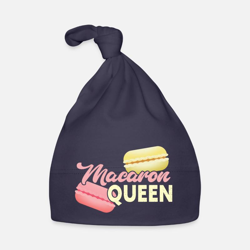 Macaron Queen Funny Macaron Dessert Baby Bio-Mütze