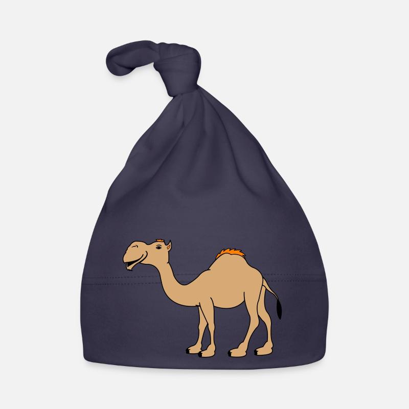 Chameau - Bonnet bio Bébé - marine