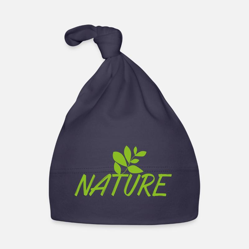 Nature - Bonnet bio Bébé - marine