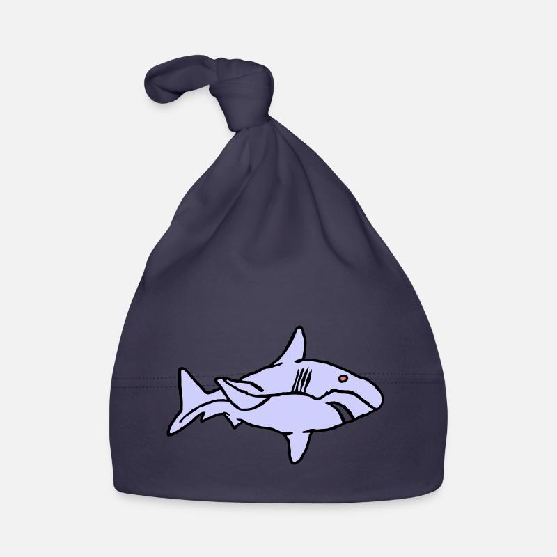 Fish Shark Predator Predator Water Graffiti Ocean Organic Baby Cap