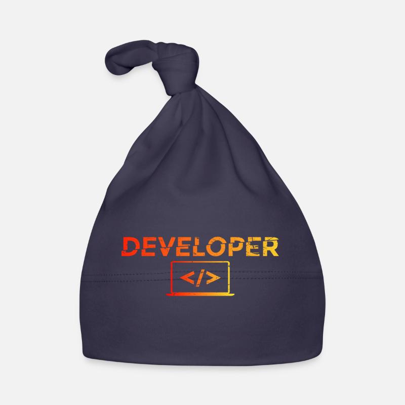 Developer - Informatik IT EDV PC Computer Shirt Organic Baby Cap