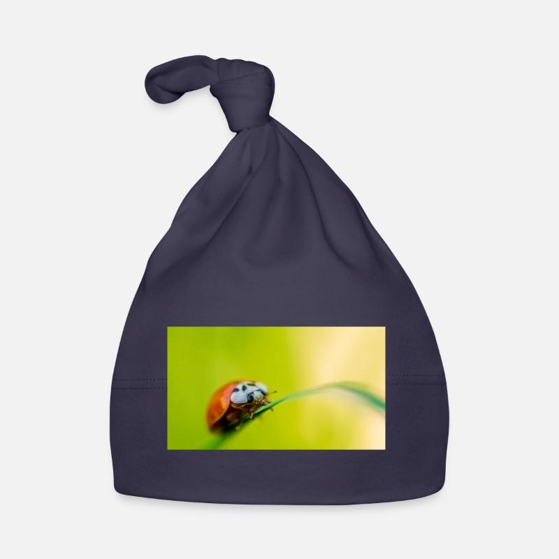ladybug Organic Baby Cap