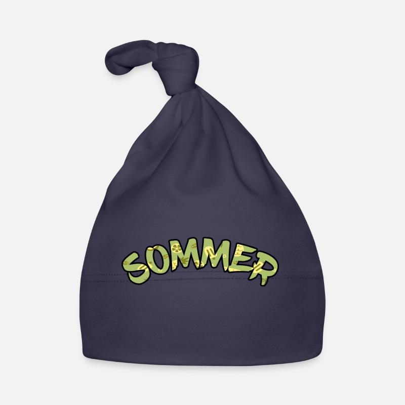 ÉTÉ - Bonnet bio Bébé - marine