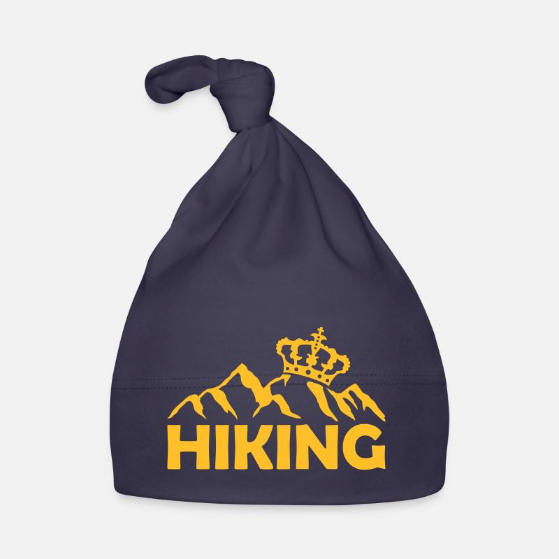 Logo Hiking Krone Berge Baby Bio-Mütze