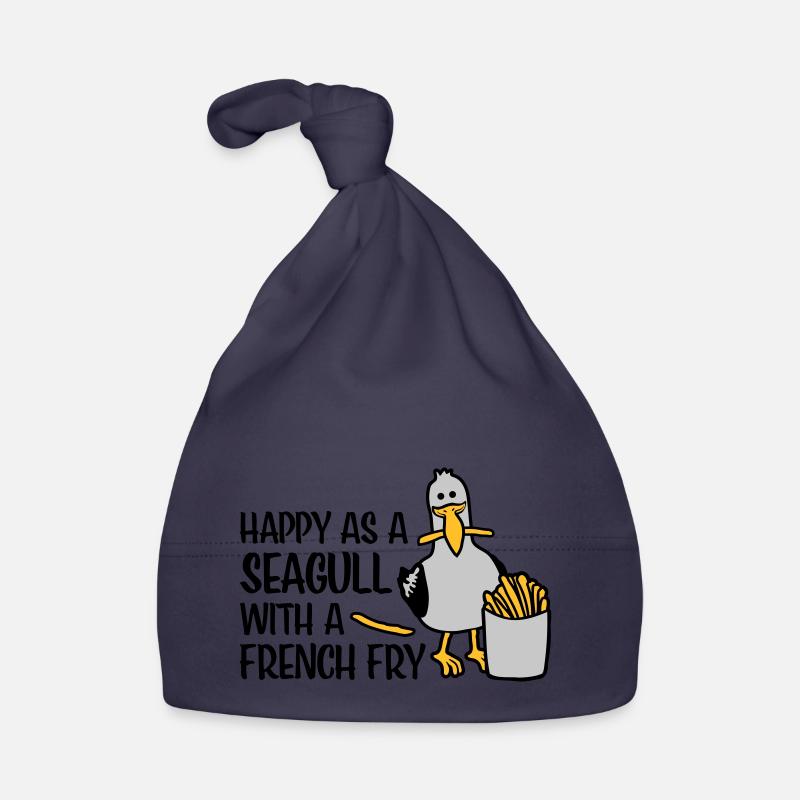 Happy as a Seagull Baby Bio-Mütze
