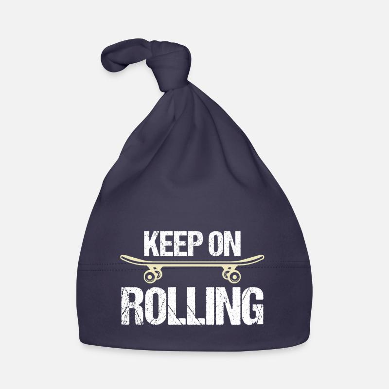 Keep on rolling Organic Baby Cap