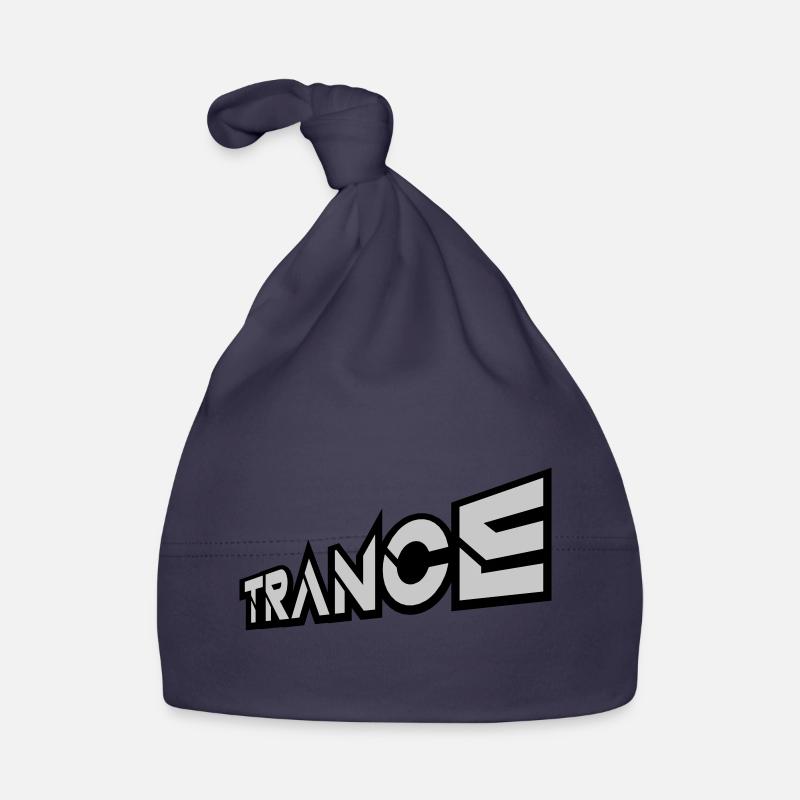 Club Trance Techno lettering Organic Baby Cap