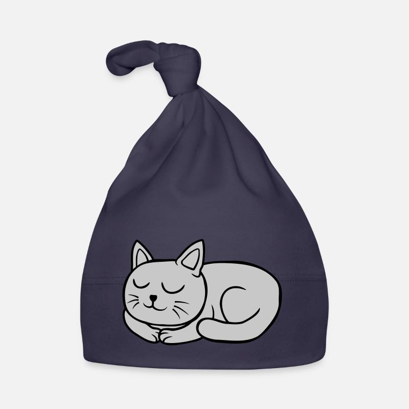 Dormir cher chat couché Bonnet bio Bébé