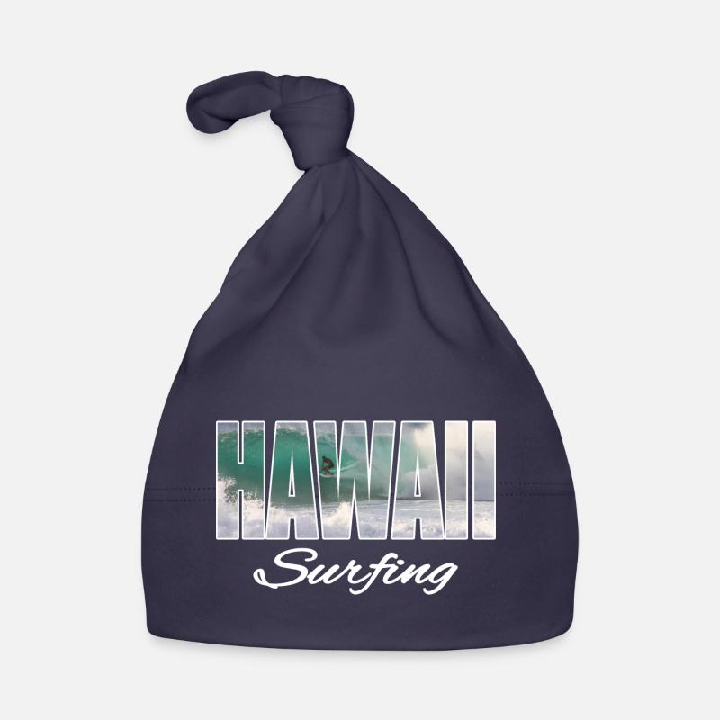 surf à Hawaï Bonnet bio Bébé