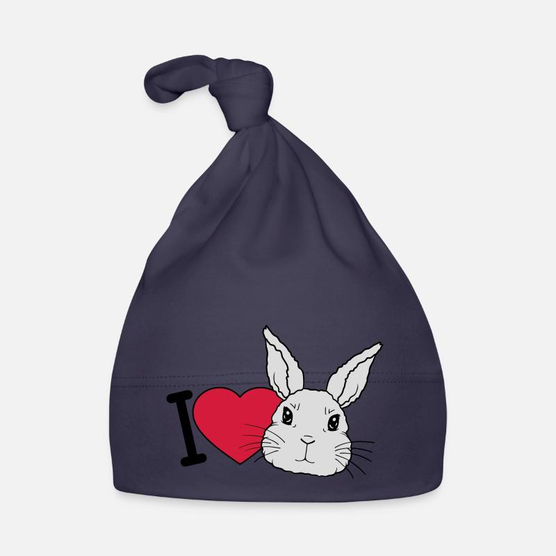 J’adore les lapins Logo Bonnet bio Bébé