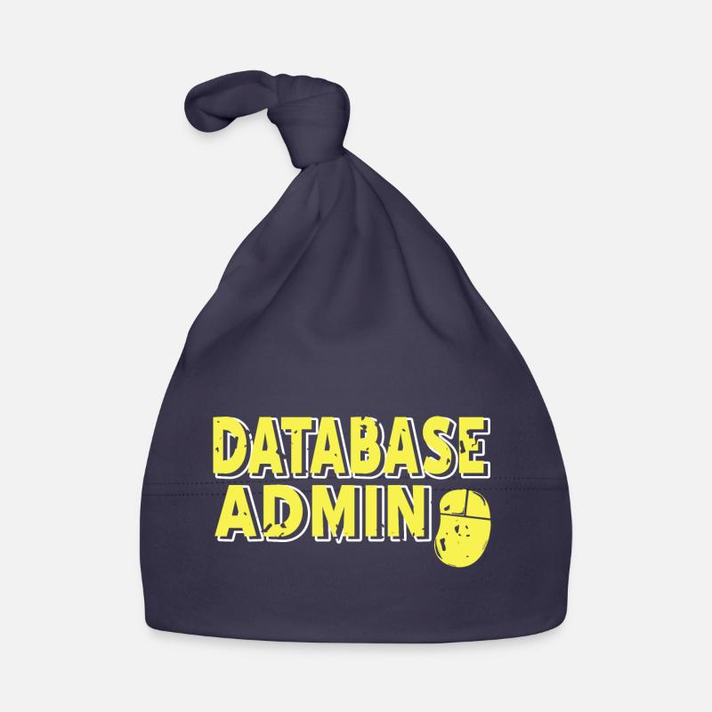 Retro Vintage DATABASE Admin Awesome Designs Organic Baby Cap