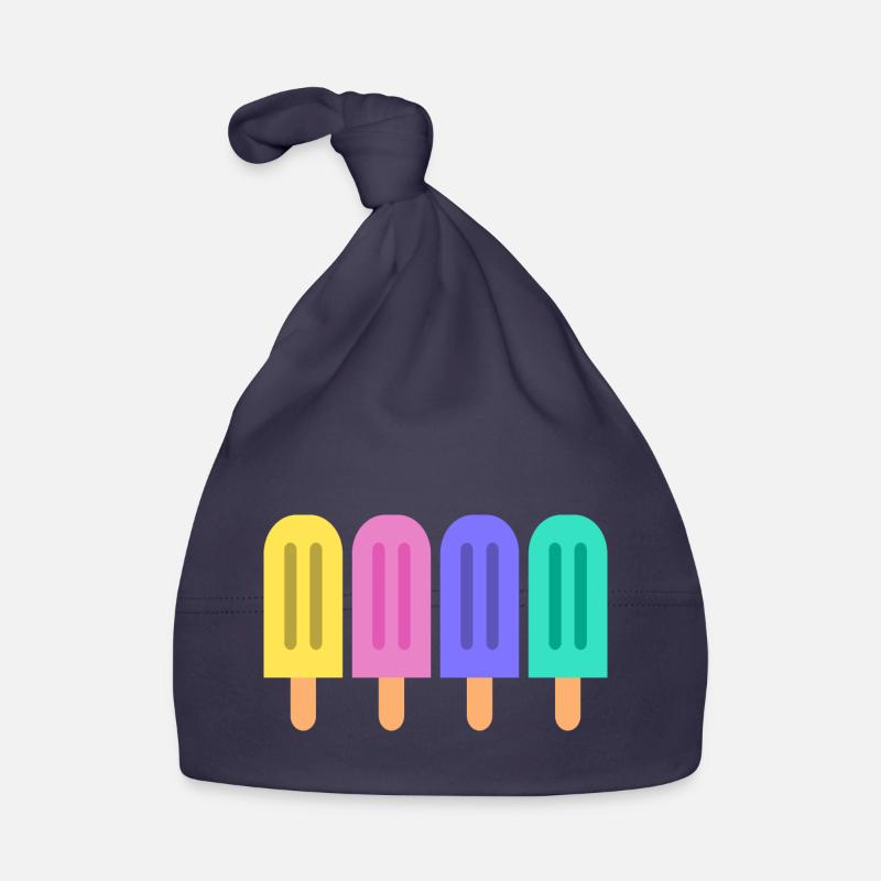 Buntes Eis Baby Bio-Mütze