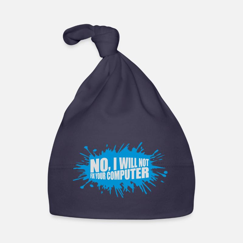 not fix your computer Organic Baby Cap