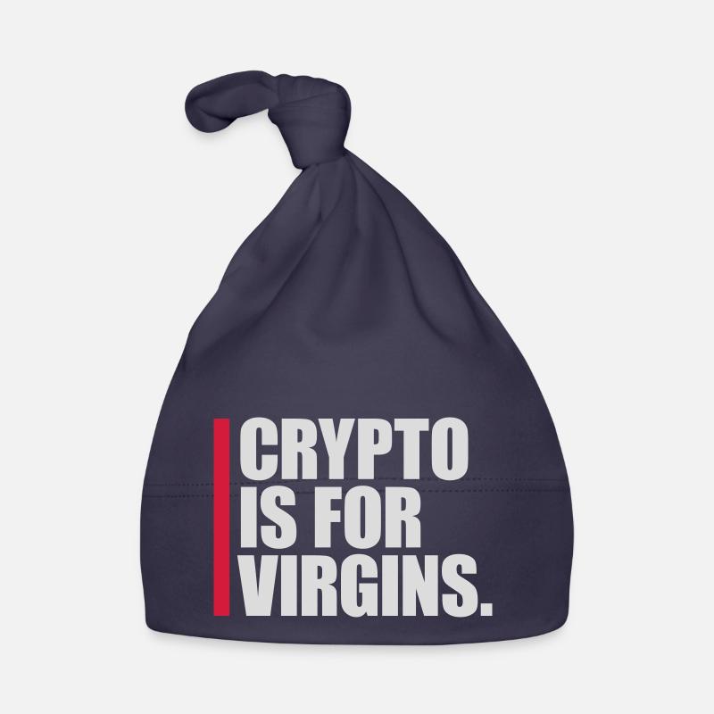 crypto is for virgins Organic Baby Cap