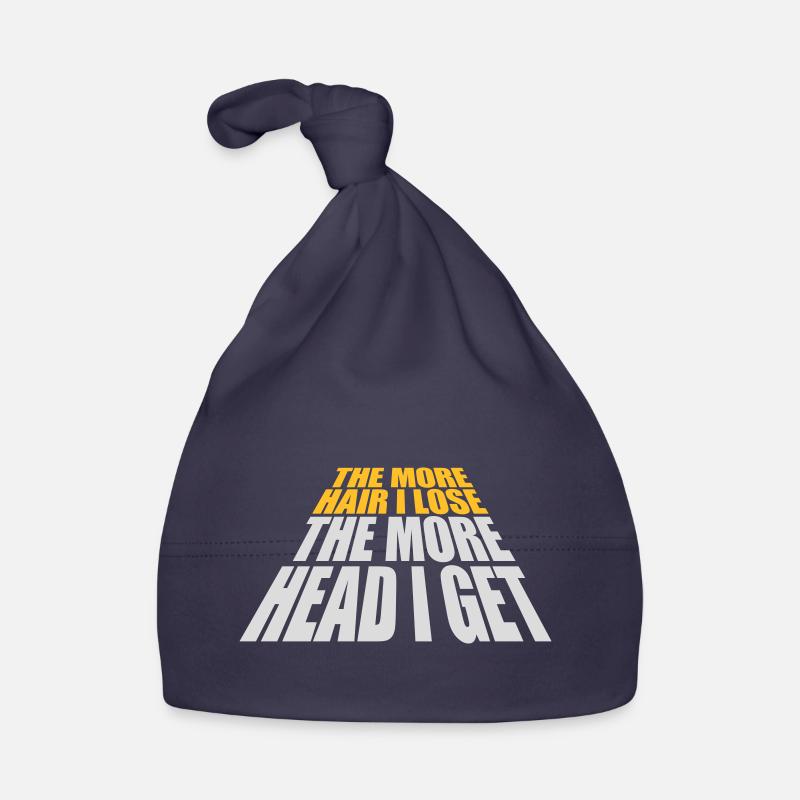 I get more head Organic Baby Cap