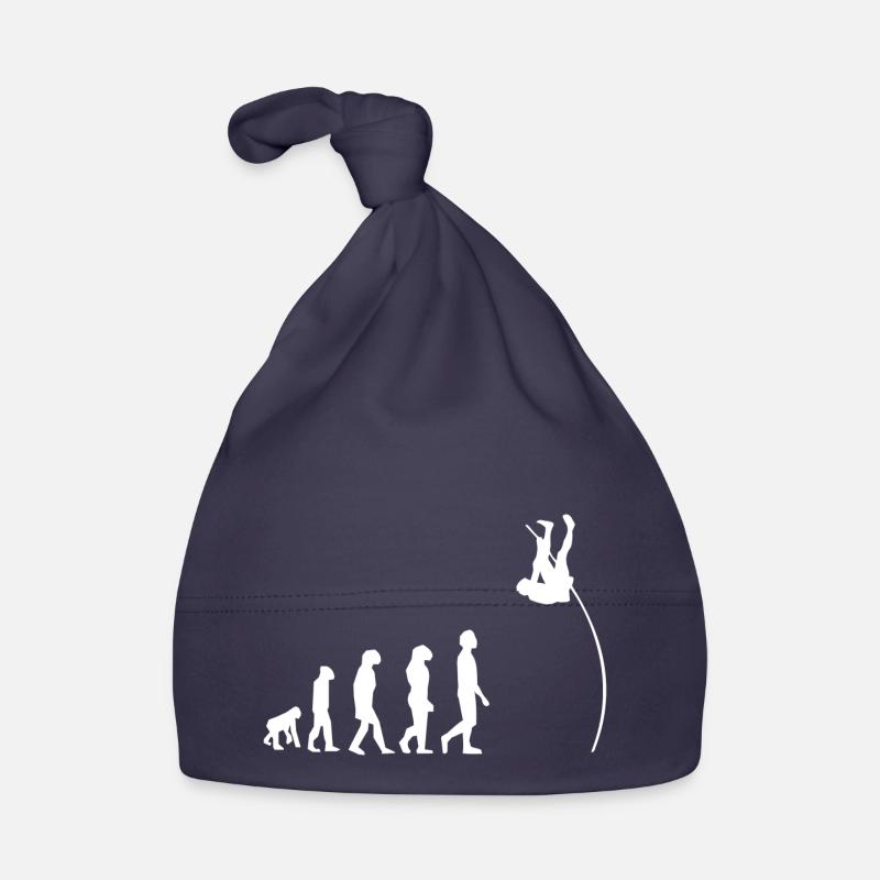 Pole vault evolution Organic Baby Cap