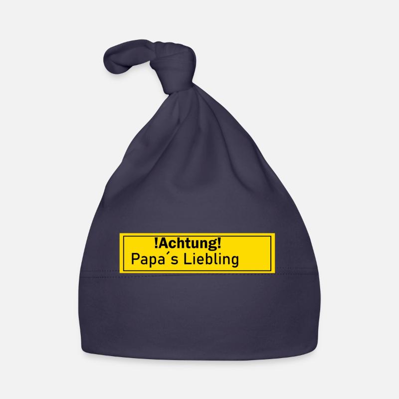 Papas Liebling Lieblinge Geschenk Geschenkidee Dad Baby Bio-Mütze